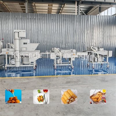 Komercijalni automatski stroj za pohanje Preduster Stroj za pečenje Tempura